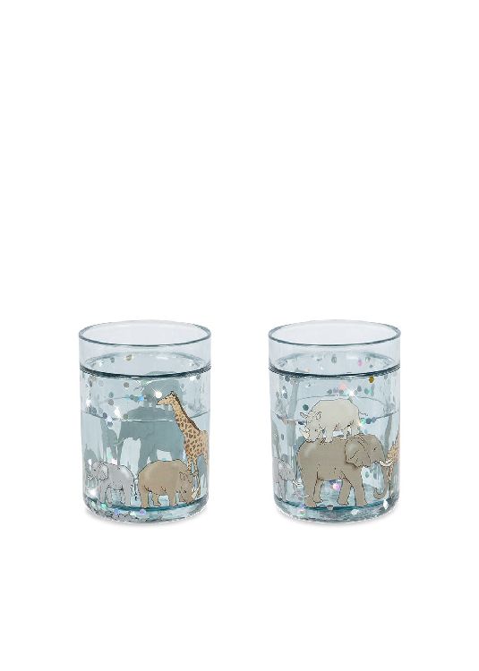 Drinkbeker Konges Slojd 2 Pack Glitter Cups