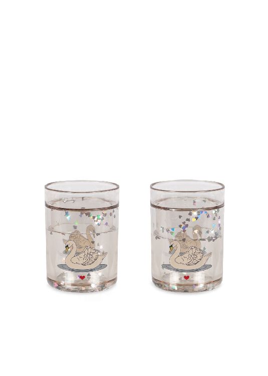 Drinkbeker Konges Slojd 2 Pack Glitter Cups