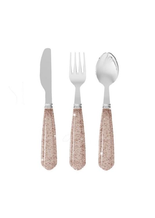 Bestek Konges Slojd Glitter cutlery, lepel/vork/mes