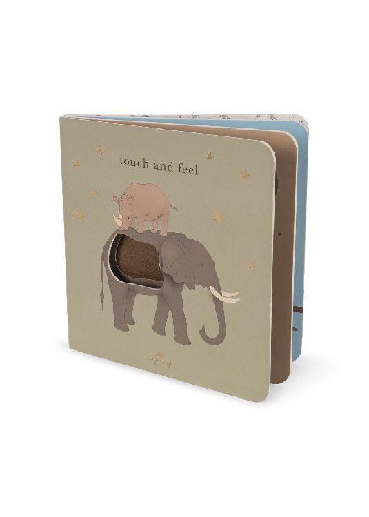 Boek Konges Slojd Touch and feel book safari, voelboek