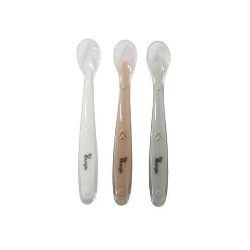 Bestek BoJungle Soft spoon set silicone, lepel