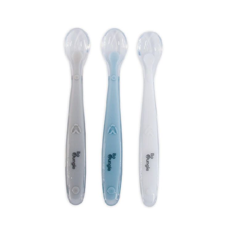 Bestek BoJungle Soft spoon set silicone, lepel