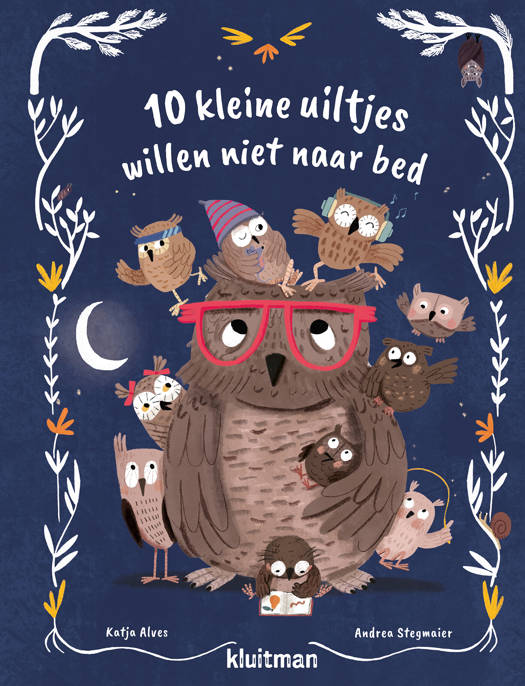 Verhalenboek Kluitman 10 Kleine Uiltjes Willen Niet Naar Bed
