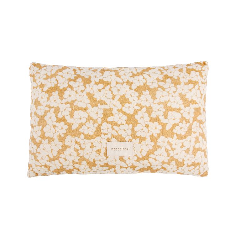 Sierkussen Nobodinoz Washed muslin Rectangular Cushion, kussen met vaste sloop | Wabi Sabi