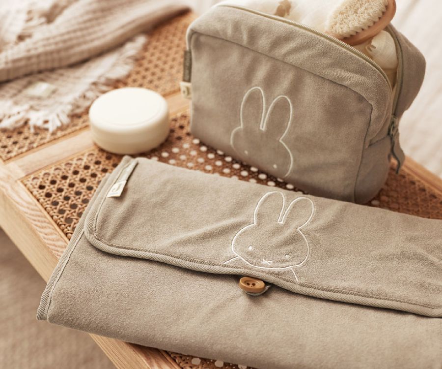 Luiermatje Jollein Verschoningsmat | Miffy olive green