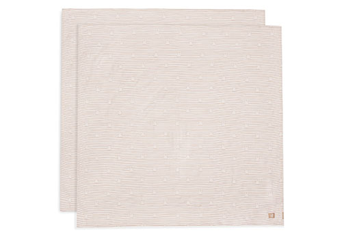 Tetra doek Jollein Large | Miffy Stripe biscuit