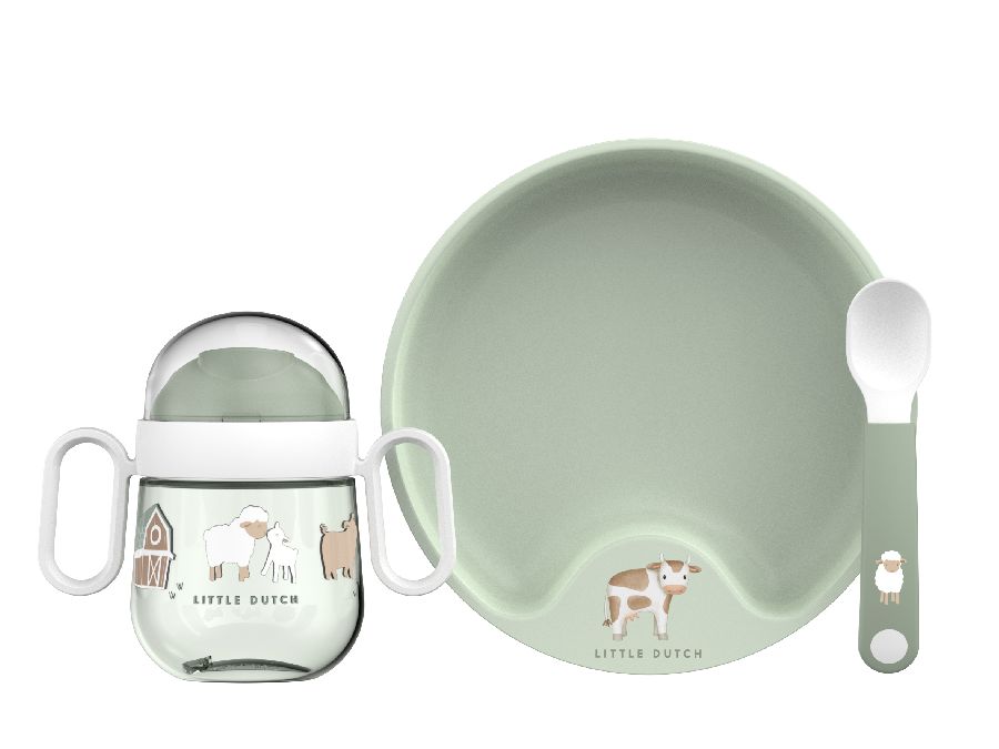 Eetset Little Dutch Set Babyservies Mio 3delig | Little Farm