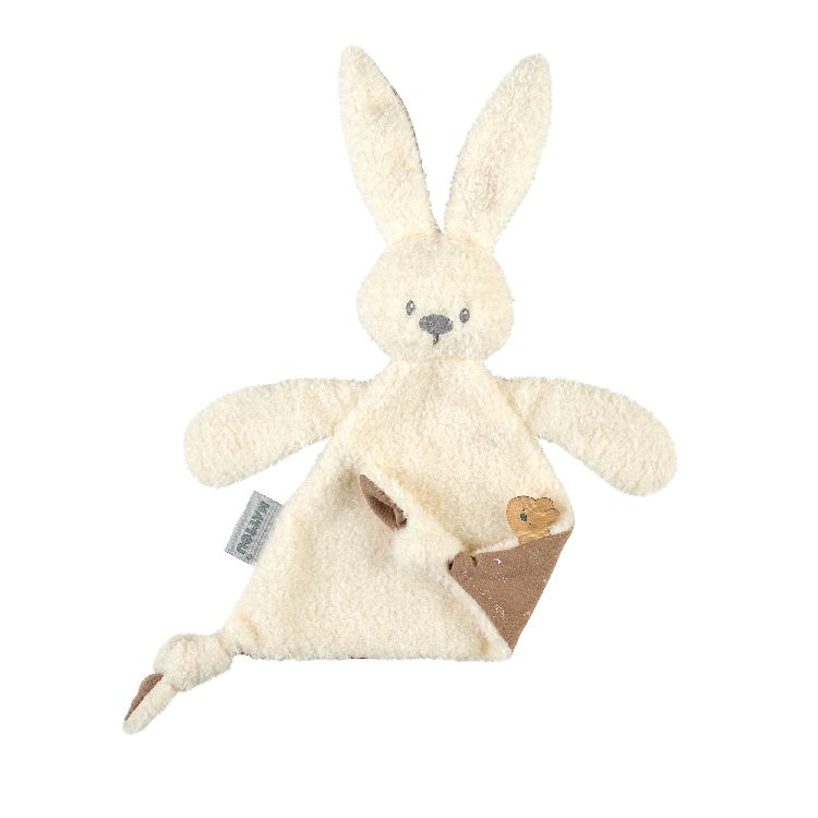 Knuffel Nattou Doudou Triangle, knuffeldoek / doudou | Lapidou teddy vanilla/Teddy