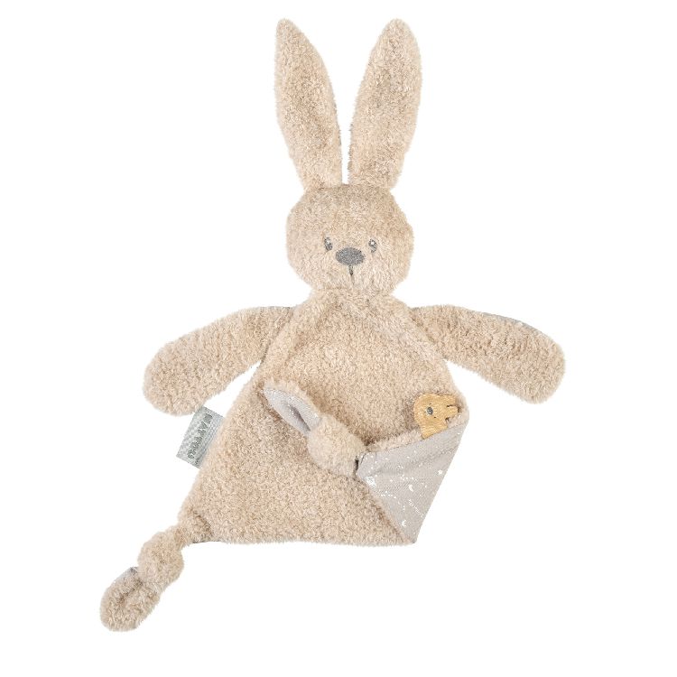 Knuffel Nattou Doudou Triangle, knuffeldoek / doudou | Lapidou teddy sand/Teddy