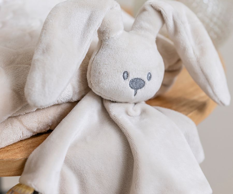 Knuffel Nattou Doudou Glow in the dark, knuffeldoek / doudou | Lapidou sand