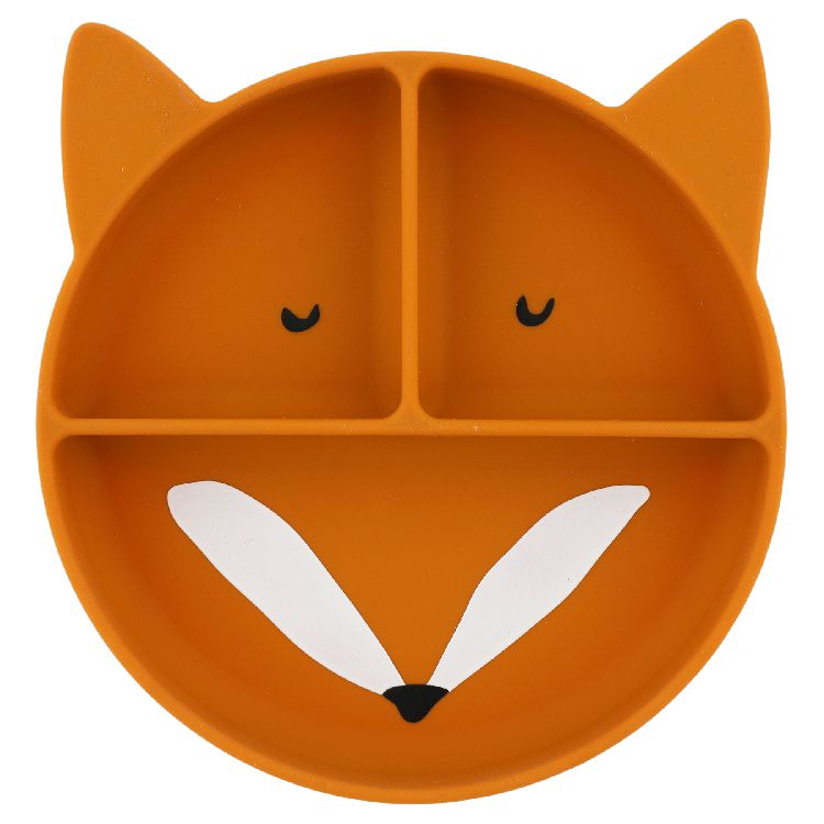 Bord Trixie Divided suction plate, plat bord | Mr. Fox Mealtime