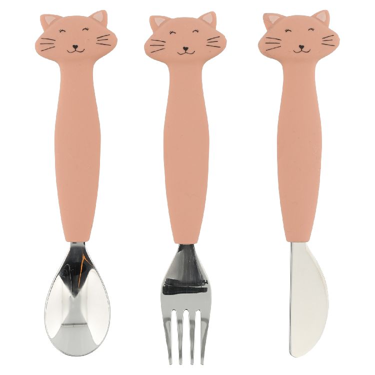 Bestek Trixie Cutlery set 3-pack, lepel/vork/mes | Mr. Cat Mealtime