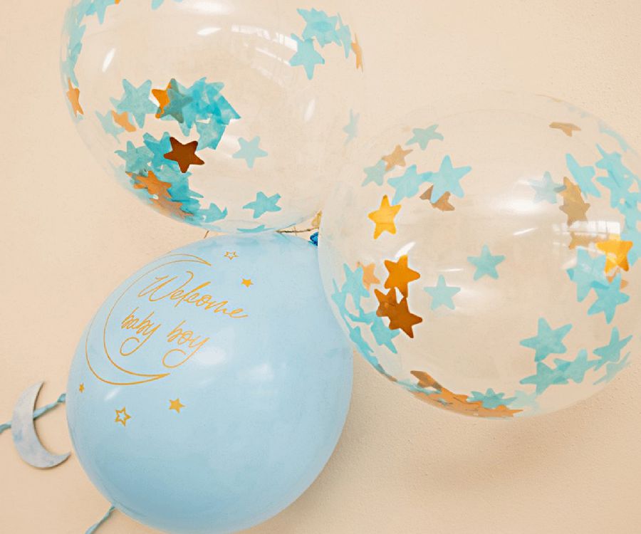 Ballon Jep-Party | Baby Safari blue