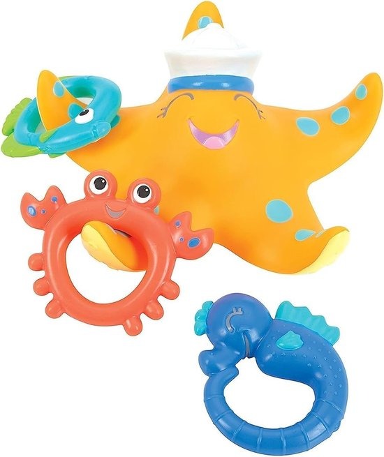 Badspeelgoed Nuby Starfish ring toss bath toy