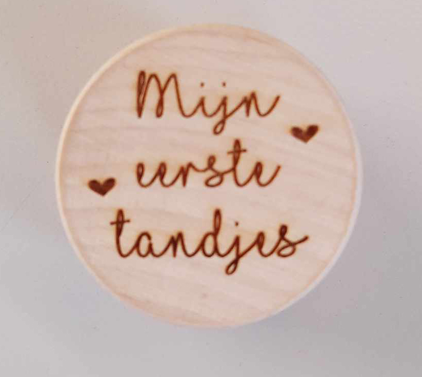 Tandendoosje DOTTI Woods Mijn eerste tandjes