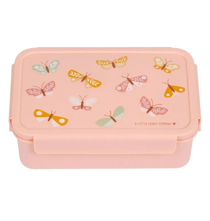 Brooddoos A Little Lovely Company Bento Lunch Box | Butterflies