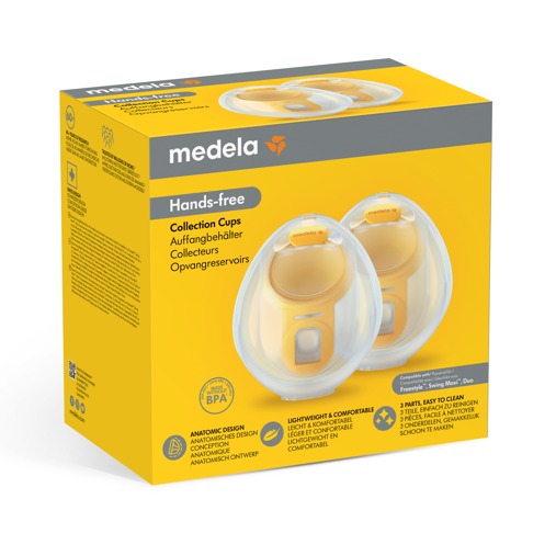 Omvormset tot hands-free borstpomp Medela Hands-free collection cups, geschikt voor borstpomp Medela Swing Maxi