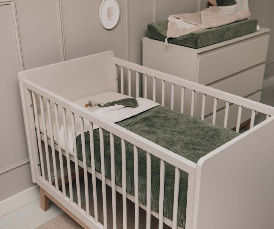 Deken Koeka, geschikt voor babybed 60x120/babybed 70x140 | Vik moss