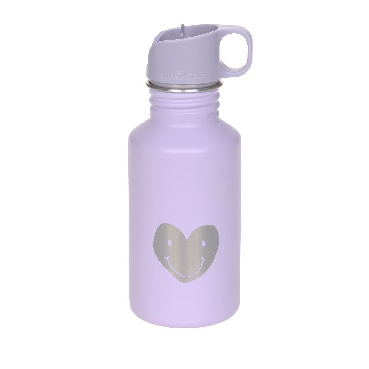 Drinkfles Laessig Bottle Stainless Steel | Little Gang/Little Gang Heart lilac