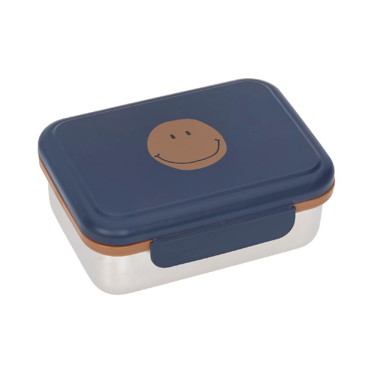 Brooddoos Laessig Lunchbox Stainless Steel | Little Gang/Little Gang Smile navy