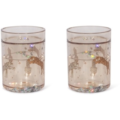 Drinkbeker Konges Slojd 2 Pack Glitter Cups