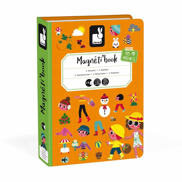 Magnetisch speelgoed Janod 4 Seasons | Magneti Book