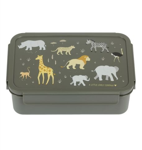 Brooddoos A Little Lovely Company Bento Lunch Box | Savanna