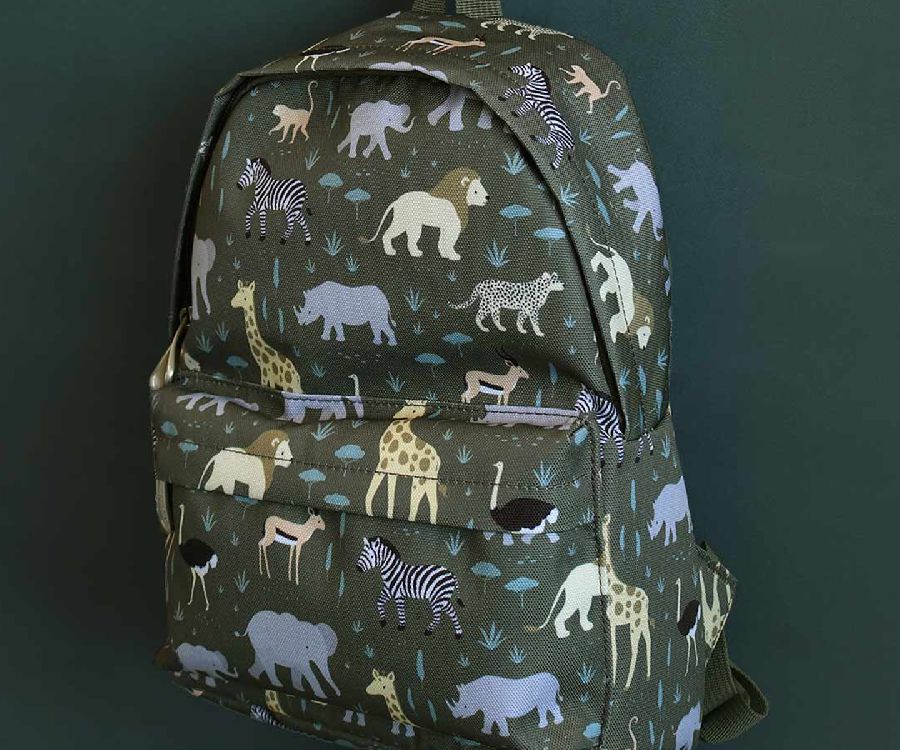 Rugzak A Little Lovely Company Little Backpack | Savanna