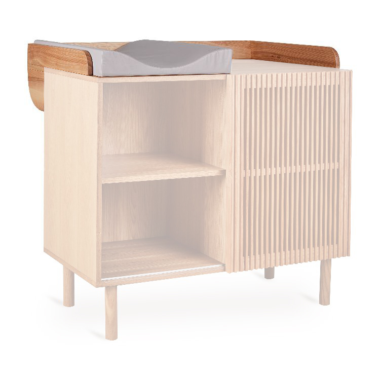 Commodeverdieper Quax, Hai No Ki Ash Wood, XL, geschikt voor commode Quax Hai No Ki Ash Wood