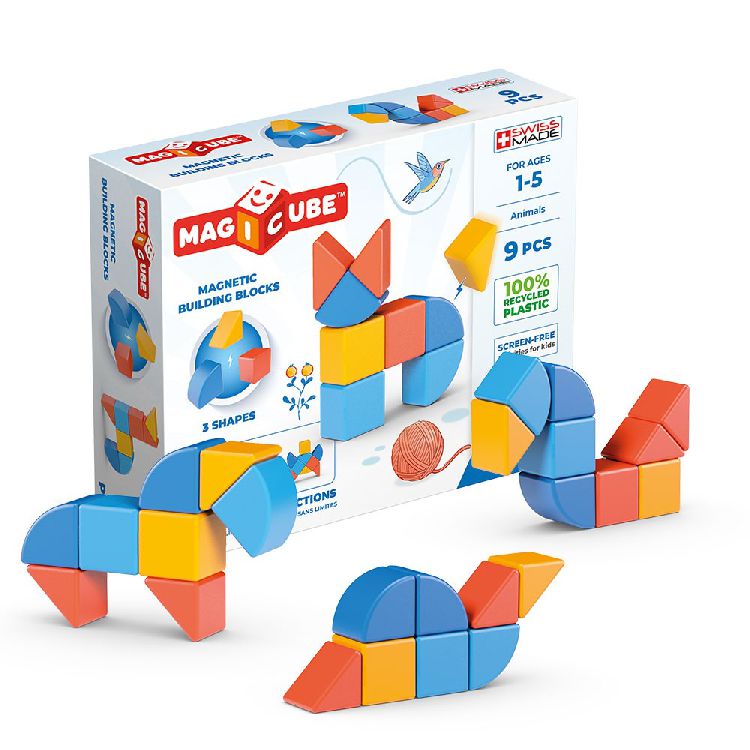 Magnetisch speelgoed Geomag Animals | MagiCube