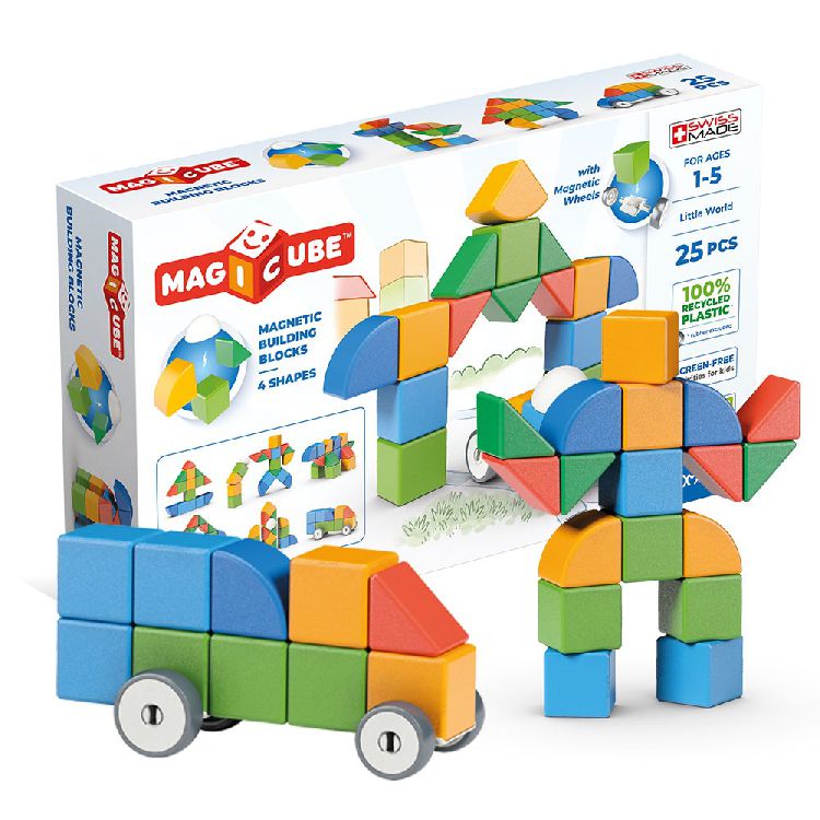 Magnetisch speelgoed Geomag Little World | MagiCube