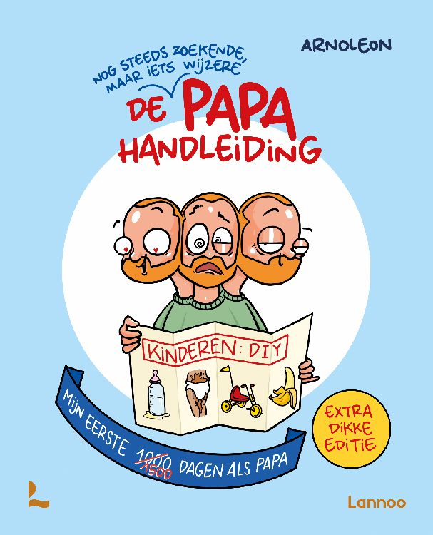Informatief boek LANNOO De Papa Handleiding - extra dikke editie