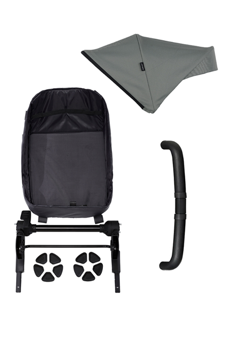 Beugel/zonnekap/uitbreidingsset Easywalker Sibling accessory pack, geschikt voor Easywalker Harvey5