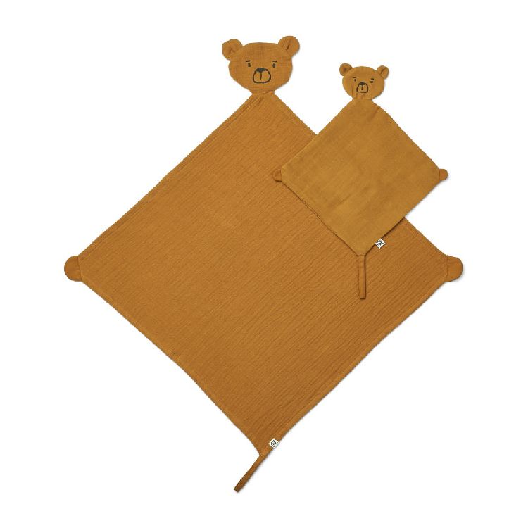 Knuffel Liewood Alya Set, knuffeldoek / doudou | Bear