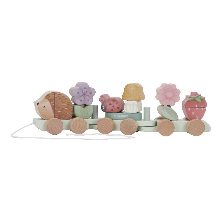 Blokken Little Dutch made by Tiamo Blokkentrein egel | Fairy Garden