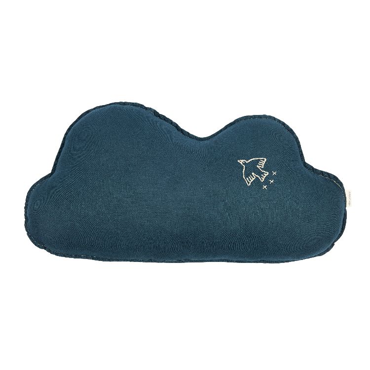 Sierkussen Nobodinoz Cloud Cushion Embroidery, kussen met vaste sloop | L1N0