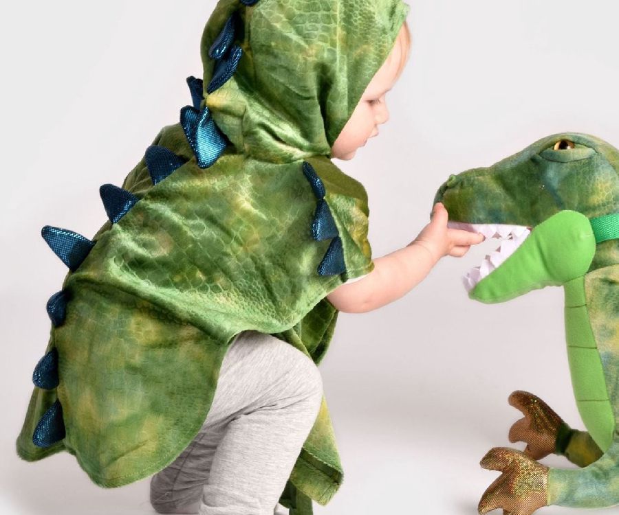 Kostuum Den Goda Fen, Mini cape Dino | Animals