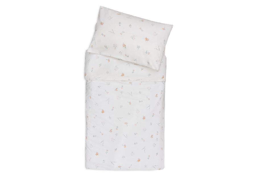 Donsovertrek Jollein, geschikt voor babybed 60x120/babybed 70x140 | Lovely Birds