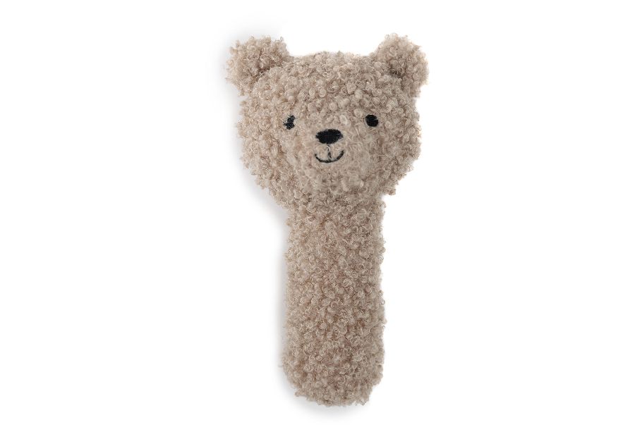 Rammelaar Jollein Rattle | Teddy Bear olive green