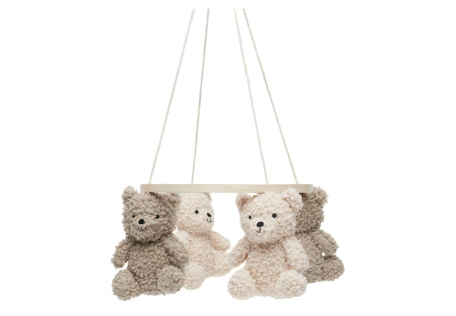 Mobiel Jollein Baby mobiel | Teddy Bear olive green/Teddy Bear naturel