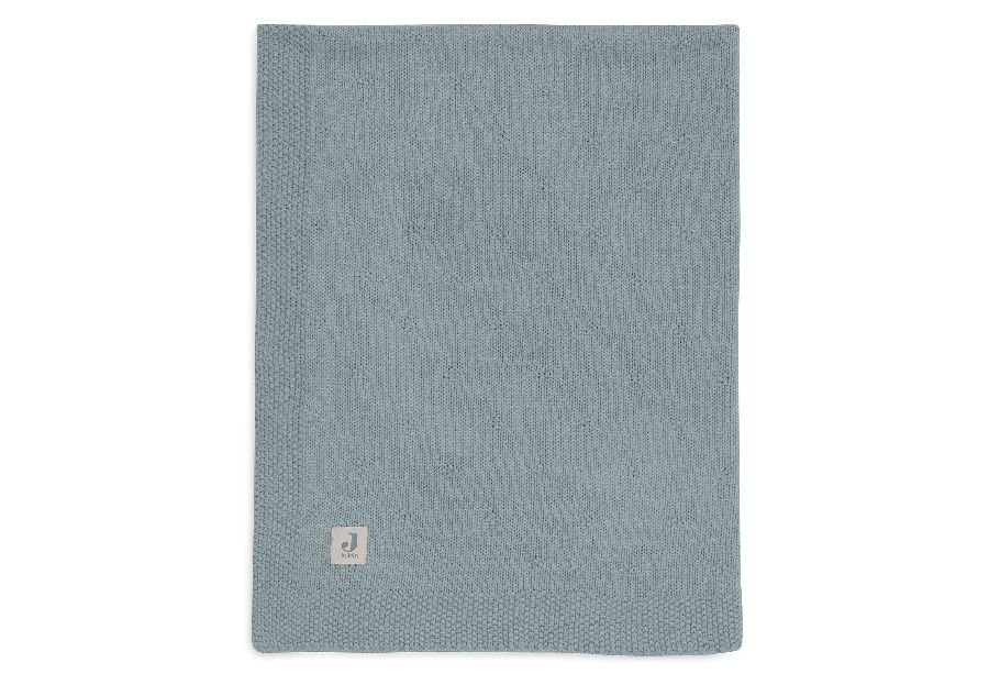 Deken Jollein, geschikt voor babybed 60x120/babybed 70x140 | Cosy Knit sea green