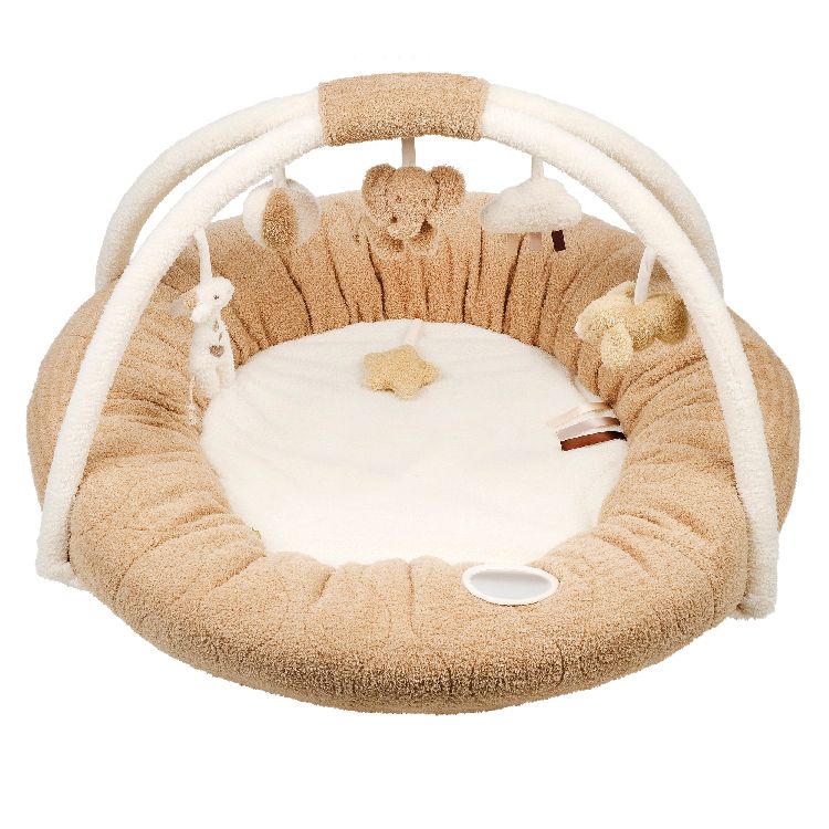 Speeltapijt met speelboog Nattou Stuffed playmat with arches | Teddy/Curly