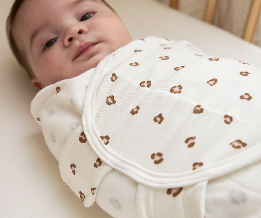 Inbakeren Meyco Baby Swaddle, 0 - 3 maand | Mini Panther soft pink