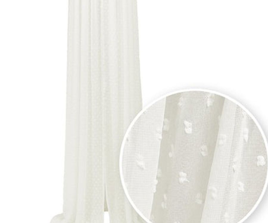 Hemel Meyco Baby Sluier, geschikt voor wieg/park/babybed | Plume offwhite