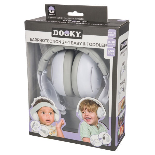 Gehoorbescherming Dooky Ear Protection 2-in-1 Baby-Toddler hoofdtelefoon