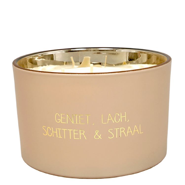 Kaars My Flame, Sojakaars, kaars in glas/geurkaars, green tea time