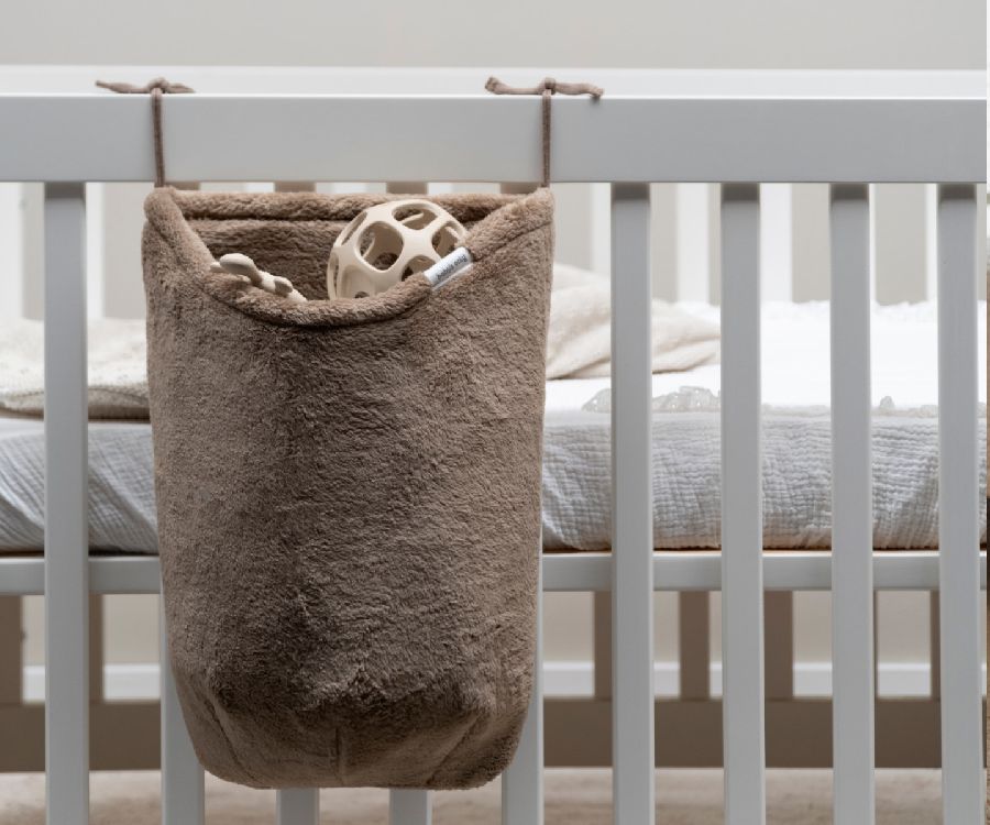 Opbergzak Baby's Only Boxzak, geschikt voor aan het babybed/park | Cozy urban taupe