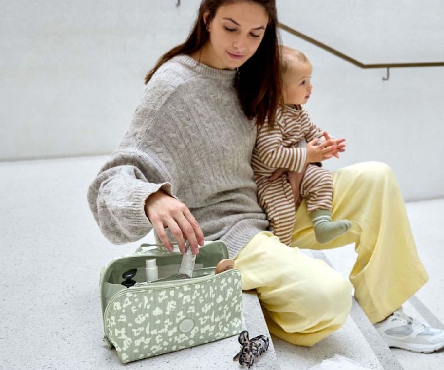 Toilettas Laessig Flex organizer | Leo light khaki