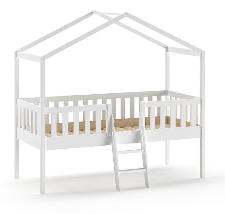 Bedhuis Vipack Furniture, Housebed Dallas Ladder 90x200, eenpersoonsbed