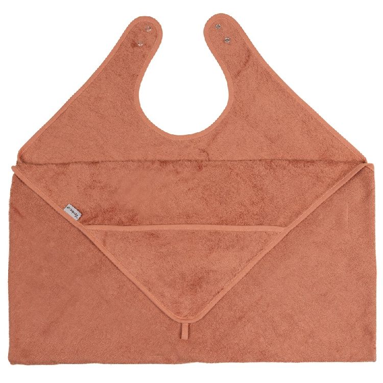 Badcape Timboo Bamboo Cuddle Towel | Timboo sunrise orange